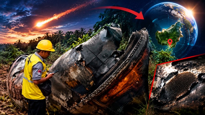 Benda Misterius Gemparkan Kalimantan, Terlihat Seperti Meteor Luar Angkasa!