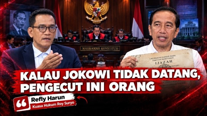Beri Tanggapan Menohok Terkait Sidang Ijazah Palsu, Refly Harun Tantang Jokowi Hadir Berhentilah Bersandiwara!