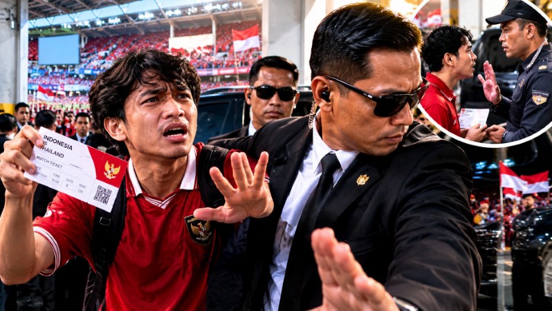 Bikin Emosi! Tiket Sudah di Tangan, Suporter Timnas Indonesia Malah 'Diusir Paksa' Demi Paspampres