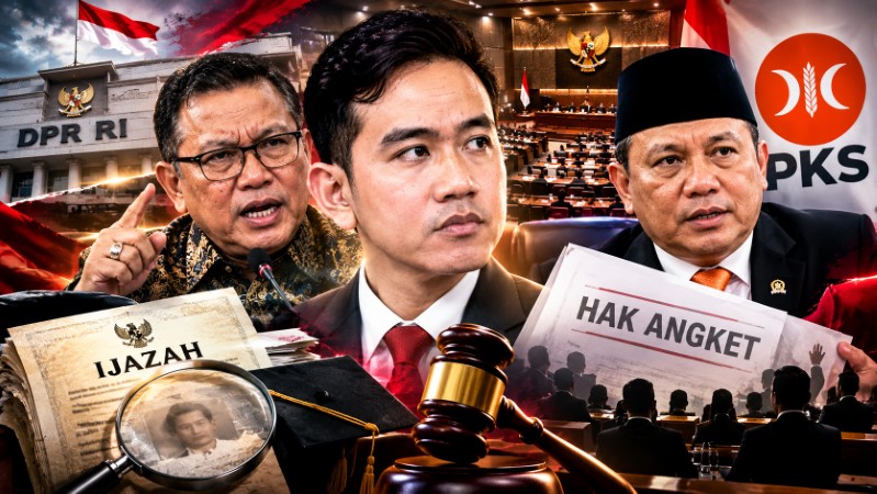 Bola Panas Ijazah Gibran Tiba di Parlemen! PKS Buka Peluang Opsi 'Hak Angket' Melalui Usulan 25 Anggota DPR