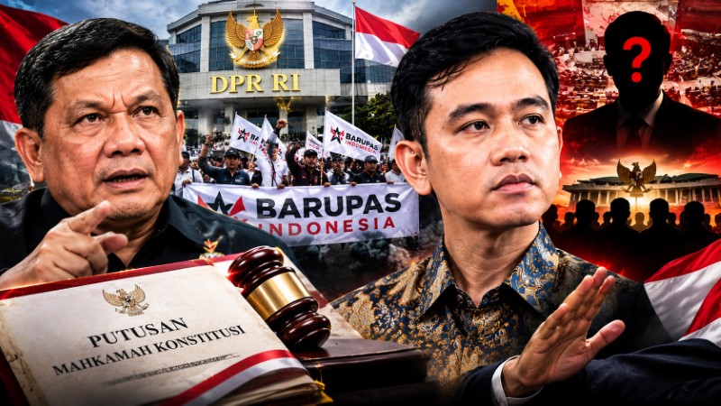 Bola Panas Pasca Putusan MK BARUPAS Indonesia Desak Gibran Mundur, DPR Diminta Buka Jalan Pemakzulan!