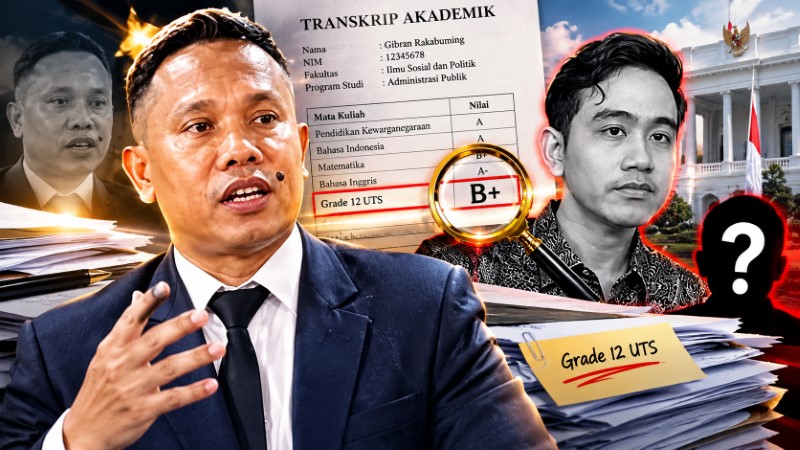 Borok Dokumen Pendidikan Gibran Dikuliti Lagi! Ahmad Khozinudin Bongkar Kejanggalan Fatal, Soroti Grade 12 UTS