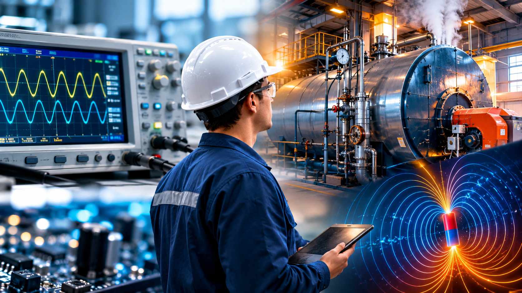 Bridging Disciplines: The Core Engineering Principles Behind Electrical Waves, Thermal Control, and Electromagnetic Fields