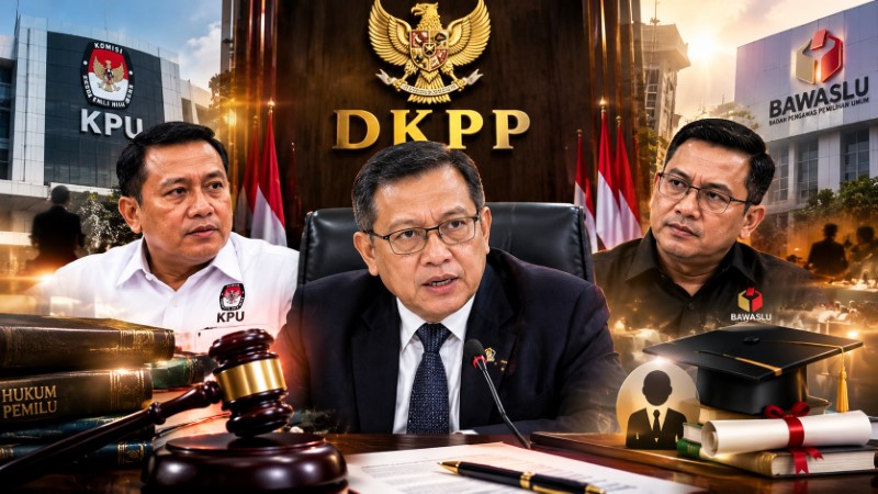 DKPP Resmi Turun Tangan Dalami Laporan KPU-Bawaslu Soal Pasal Syarat Pendidikan Cawapres yang Sarat Aroma Manipulasi!