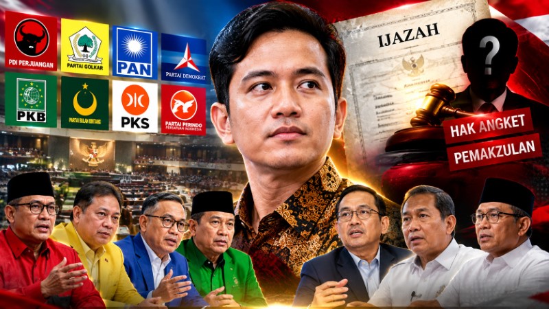 Delapan Partai Buka Suara Soal Ijazah Gibran Dari Wacana Hak Angket hingga Kajian Pemakzulan!