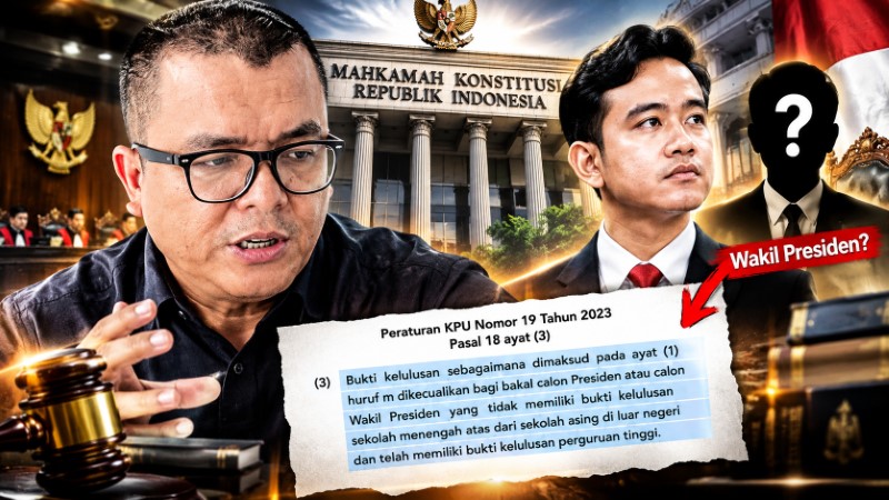 Denny Indrayana Tegaskan Gibran 'Terbukti' Tidak Memenuhi Syarat, Sinyal Munculnya Wapres Baru