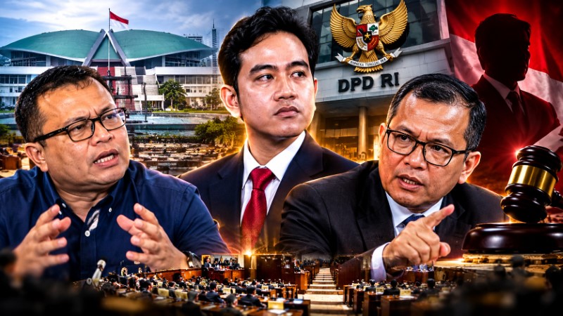 Denny Indrayana dan Refly Harun Desak DPD Segera Inisiasi 'Pemakzulan Gibran', Tak Perlu Tunggu DPR!