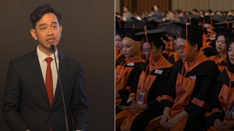 Di Tengah Keraguan Publik Soal Ijazahnya, Gibran Justru Naik Podium Ceramahi Para Wisudawan Trisakti