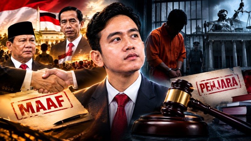 Dilema Berat Wapres di Ujung Tanduk, Pilihan Gibran Mundur Dimaafkan, Dimundurkan Dipenjara!