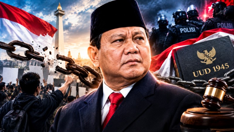 Dua Tahun Kepemimpinan Prabowo-Gibran: Kebebasan Sipil Kian Merosot, Demokrasi Indonesia di Tepi Jurang!