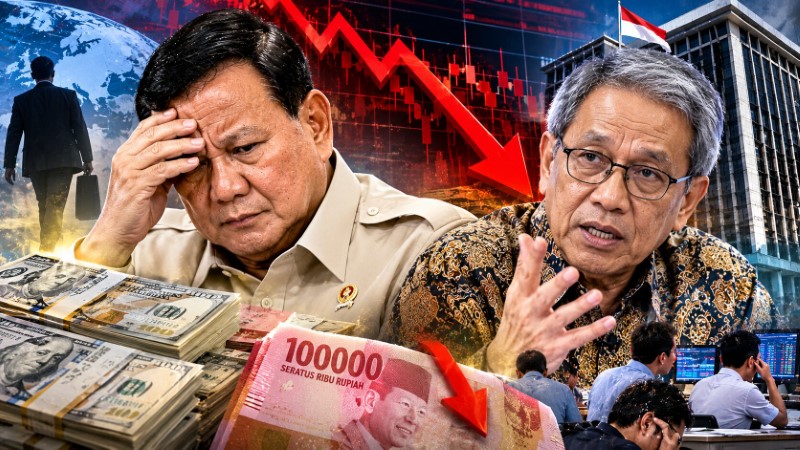 Ekonom Senior Bongkar Masalah Ekonomi Era Prabowo Asing Kabur dan Rupiah Terancam Tembus Rp22.000!