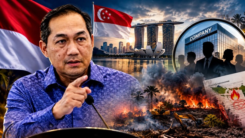 Eks Mendag Lutfi Skakmat Singapura: Perusahaan Anda Pelaku Utama Karhutla!