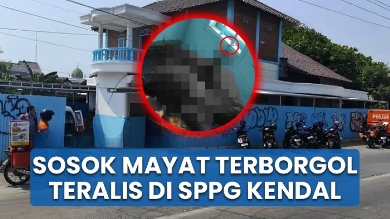 GEMPAR! Bau Busuk dari Gedung SPPG Kendal Bikin Geger, Warga Kaget Temukan Mayat Kondisi Terborgol
