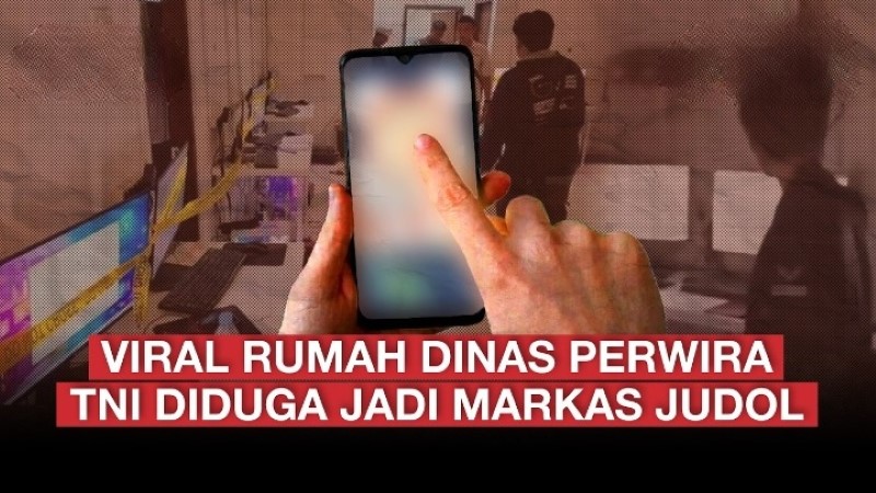 GEMPAR Rumah Dinas TNI Disulap Jadi Markas Judol, Sosok Pemilik Terungkap!