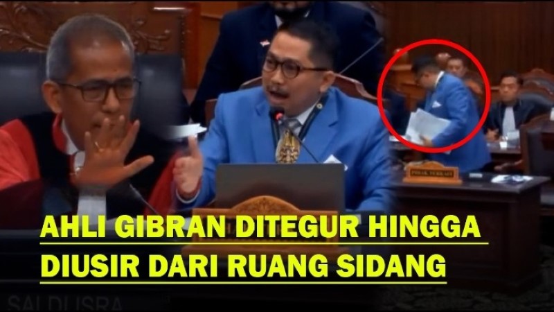 Gak Terima Diusir dari Ruang Sidang, Ahli Gibran Laporkan Hakim Konstistusi ke MKMK!