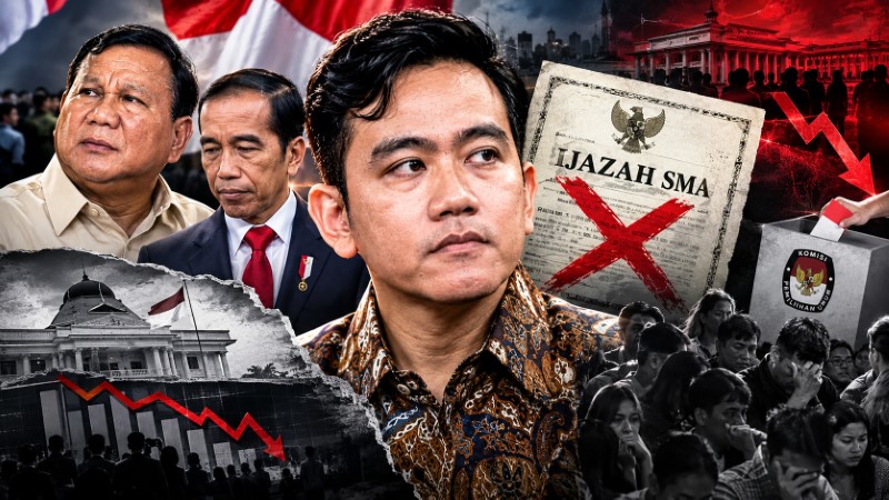 Gara-Gara Gibran Terbukti Tak Miliki Ijazah SMA, Pilpres 2024 Dinilai ‘Terburuk’ Sepajang Sejarah Indonesia!