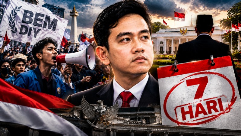 Gelombang Mahasiswa Bergerak Forum BEM DIY Beri Tenggat 7 Hari, Desak Gibran 'Mundur' dari Jabatan Wakil Presiden!