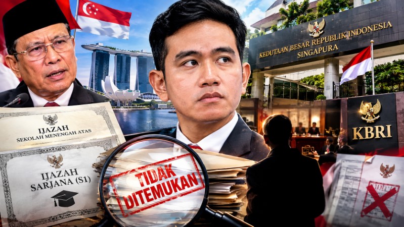 Gibran Klaim Tamat SMA & S1 Singapura, KBRI Malah Temukan Fakta Kosong Tanpa Dokumen Satupun!