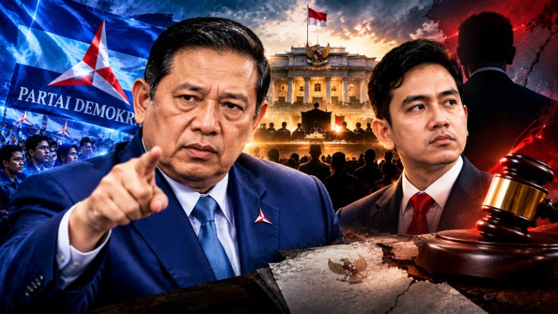 Gibran Makin Terdesak! Partai Demokrat Buka Pintu, Algojo Pemakzulan Wapres Ada di Tangan SBY