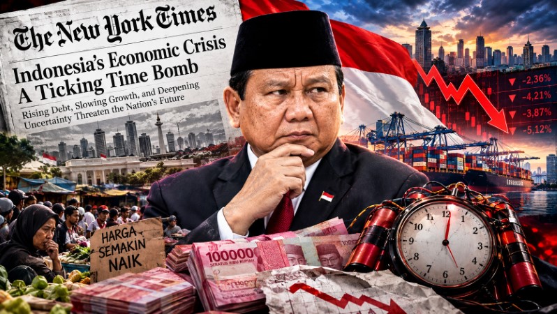 Indonesia di Ujung Tanduk New York Times Soroti 'Krisis Ekonomi' Mengancam Indonesia!