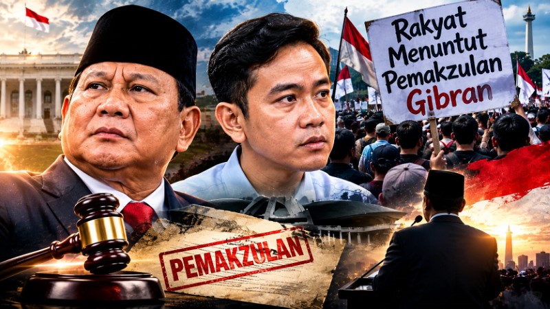 Isu Pemakzulan Gibran Memanas Solusi Total, Rakyat Menuntut Presiden Prabowo Segera Pimpin Radical Break!