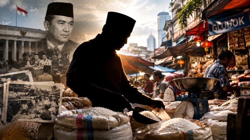 Jadi Sorotan! Jadi Sorotan! Mantan Menteri Pilih Jualan Beras di Glodok, Keluarga Tidak Tahu