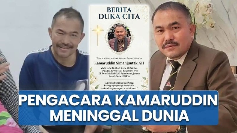 Jejak Riwayat Sakit Kamaruddin Simanjuntak Sebelum Akhirnya Tutup Usia