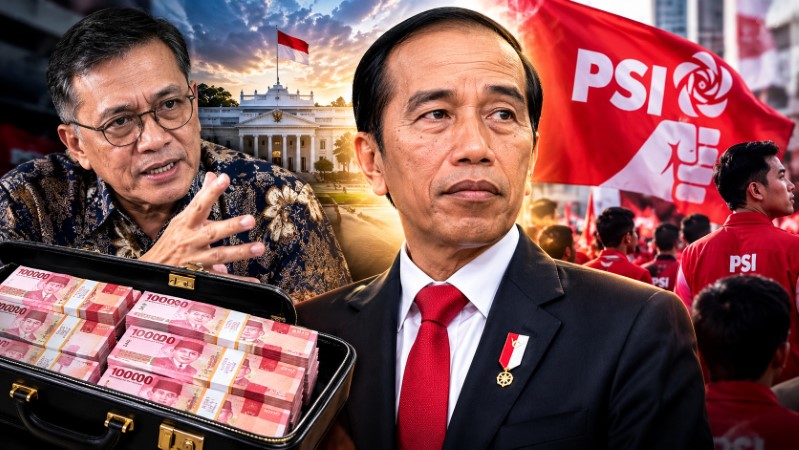 Jurnalis Senior Bongkar 'Skenario Gila' Jokowi Siapkan Rp200 Triliun Demi Sulap PSI Jadi Raksasa Pemilu 2029!