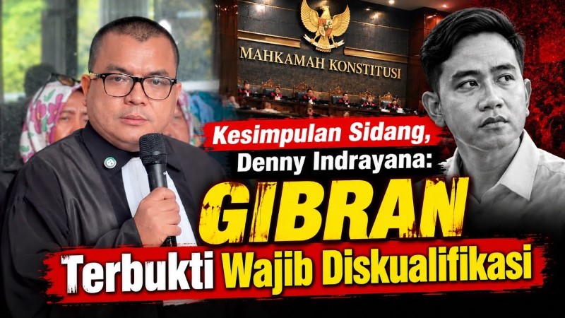 Kesimpulan Sidang MK, Denny Indrayana: Gibran Terbukti Secara Sah Wajib ‘Didiskualifikasi’ dari Kursi Kekuasaan!