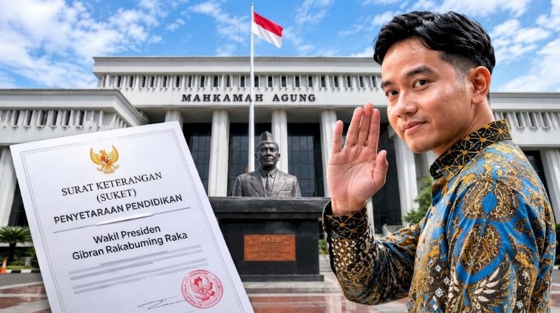 Ketok Palu Majelis Hakim MA Kabulkan Permohonan Kasasi, Putuskan Suket Penyetaraan SMA Gibran Tidak Sah!