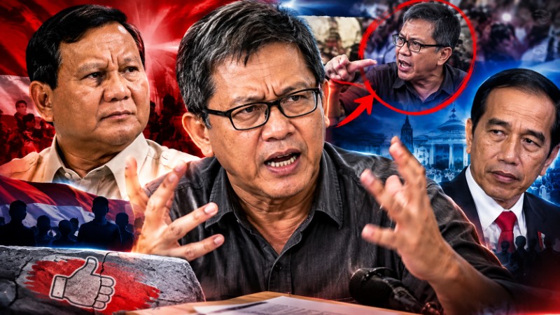 Kini Jabat Wantimpres, Tiga Tahun Lalu Rocky Gerung 'Ngamuk-Ngamuk' Dituduh Pendukung Prabowo
