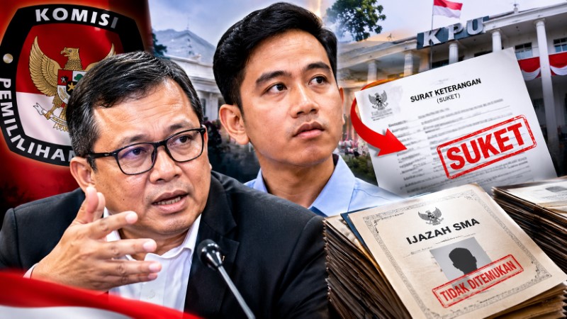 Kini Terbukti Tak Punya Ijazah SMA, KPU Jelaskan Alasan Dulu Terima 'Suket' Jadi Syarat Gibran Daftar Cawapres