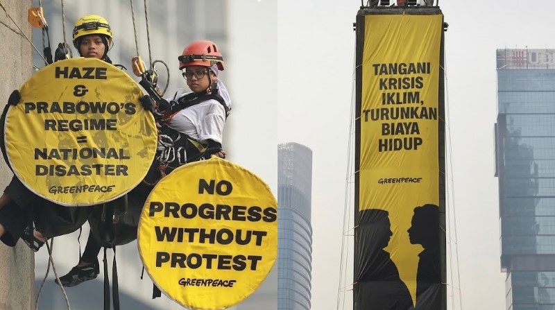 Kriminalisasi Aksi Lingkungan 6 Aktivis Greenpeace Masih Ditahan Polisi, Diduga Ada Upaya Dicari-Cari Kesalahannya!