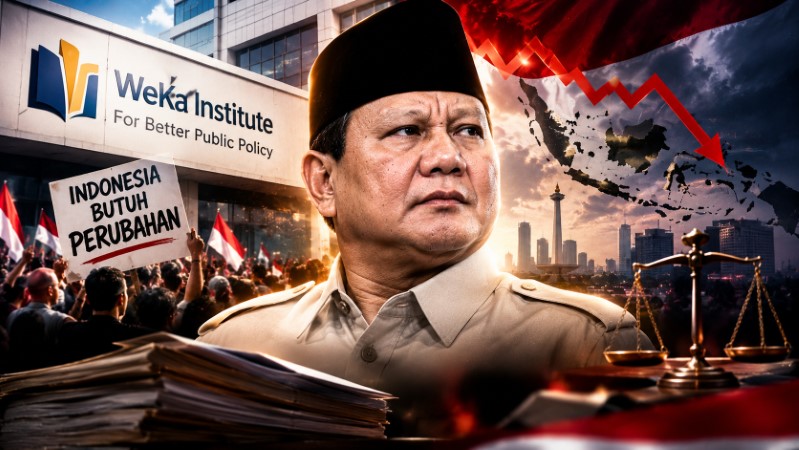 Kritik Menohok Lembaga Kajian Kebijakan WeKa Institute Sebut Prabowo Dinilai Jadi 'Sumber Masalah Utama' di Negeri Ini!