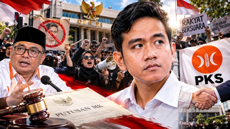 Langkah Kritis Pasca Putusan MK! Koalisi Masyarakat Tuntut ‘Pelengseran Gibran’, PKS Buka Pintu Tampung Suara Publik