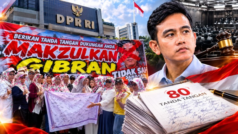 Langkah Progresif KNPRI Kantongi 80 Tanda Tangan, Desak Senayan Segera Proses 'Pemakzulan Gibran'!