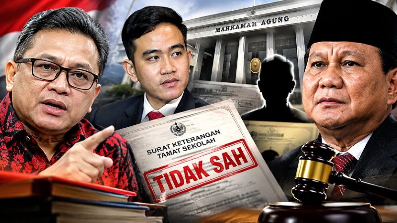 MA Nyatakan Suket SMA Gibran 'Tidak Sah', Andreas PDIP Sejak Awal Memang Dia Tak Punya Ijazah!