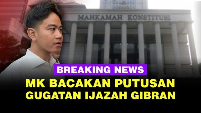 MK Bongkar Fakta Kami Tak Temukan 'Bukti' Gibran Pernah Tamat SMA atau Sederajat