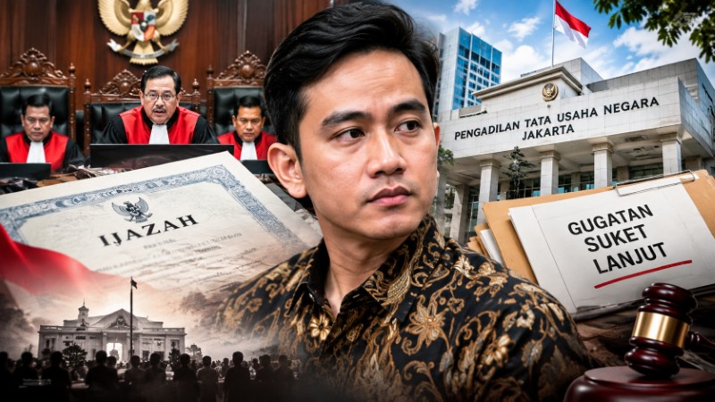 MK Nyatakan Gibran Tak Miliki Ijazah SMA Sederajat, Babak Baru Gugatan Suket Berlanjut di PTUN Jakarta!