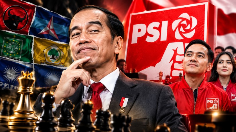 Manuver Politik 'Geng Solo' Cerdiknya Jokowi Memilih PSI Dibanding Partai Lain, Ini Tiga Alasannya!