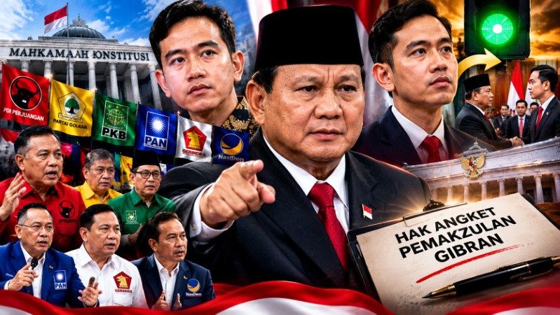 Mayoritas Parpol Sepakat Gulirkan Hak Angket Gibran, Tinggal Tunggu Restu Prabowo!