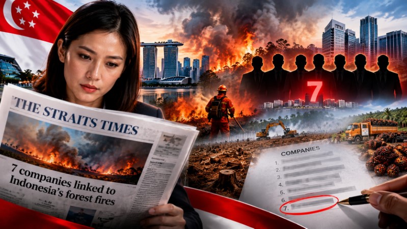 Media Asing Ikut Bongkar Kebakaran Hutan 7 Perusahaan Diduga Jadi Biang Kerok Karhutla Indonesia!