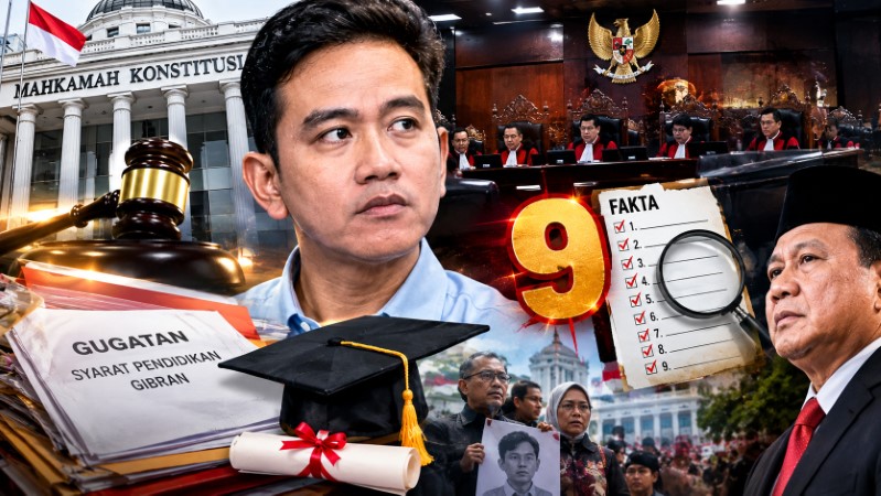 Menanti Keputusan MK, Ini 9 Fakta Mengejutkan Persidangan Gugatan Syarat Pendidikan Gibran!
