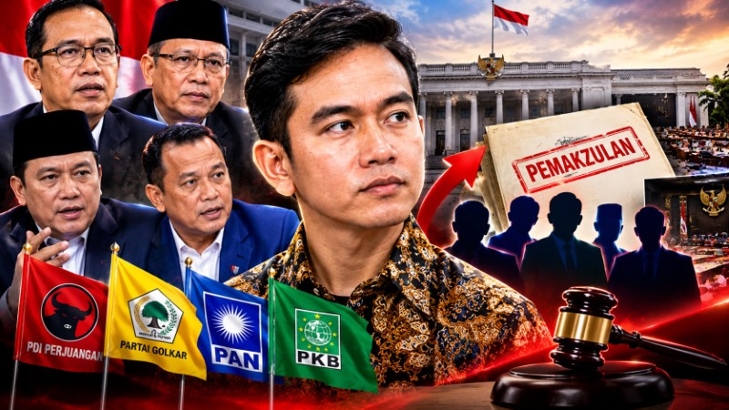 Mengemuka Isu Pemakzulan Gibran Politikus dari 3-4 Partai Disebut Siap Bergerak!
