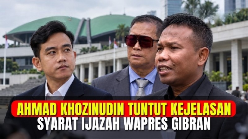 Ngamuk di Gedung Parlemen! Ahmad Khozinudin Adukan Polemik Ijazah Gibran ke DPR, Singgung Uang Rakyat