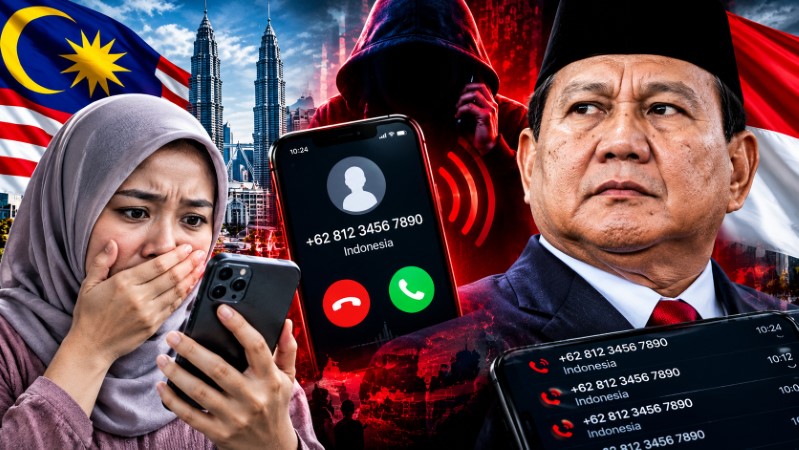 PARAH! Warga Malaysia ‘Diteror’ Telepon Nomor Indonesia Usai Kritik Prabowo