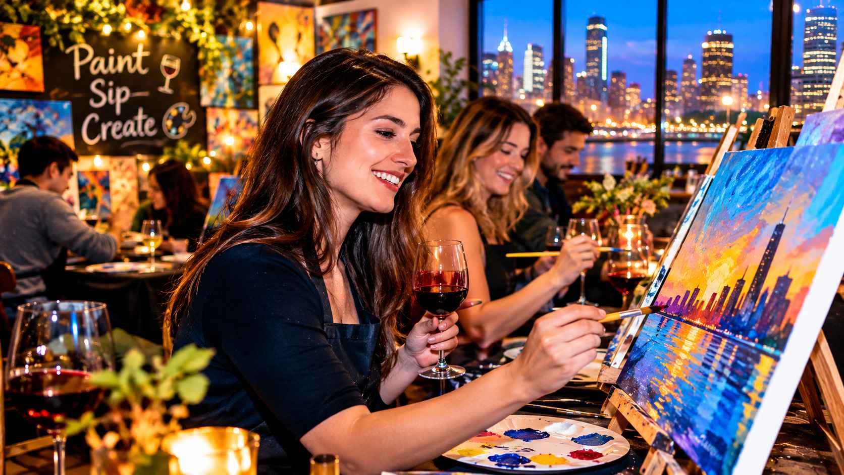 Paint, Sip, and Create: Your Guide to a Relaxed Creative Night Out in Boston
