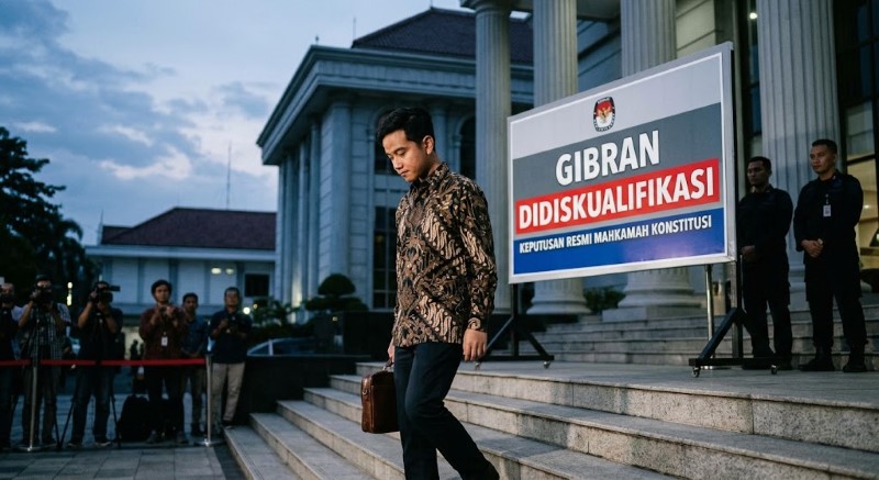 Palu Maut Konstitusi Siap Diketok! Gibran Hampir Dipastikan Didiskualifikasi Sebagai Wakil Presiden