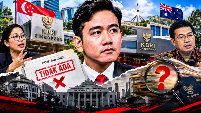 Pengakuan Mengejutkan KBRI Singapura dan Canberra di MK Tak Ditemukan Arsip Dokumen Pendidikan Gibran!