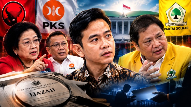 Perkembangan Polemik Ijazah Gibran PDIP-PKS Klop, Golkar Soroti 'Pasal Selundupan'!